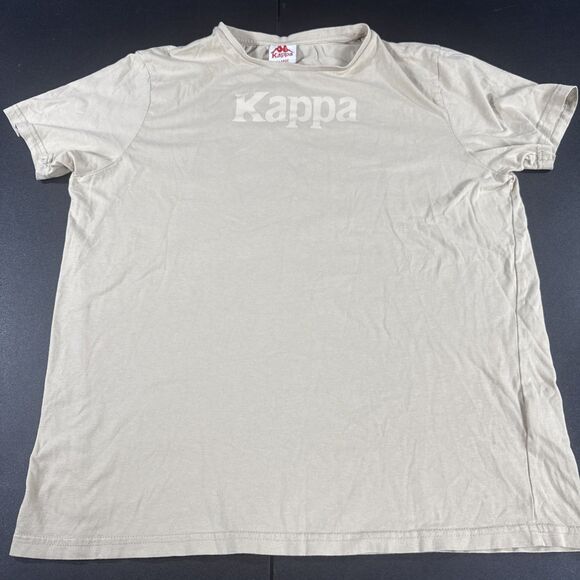 Kappa Men's Tee Size Extra-Large Ivory Monogram - Picture 1 of 6